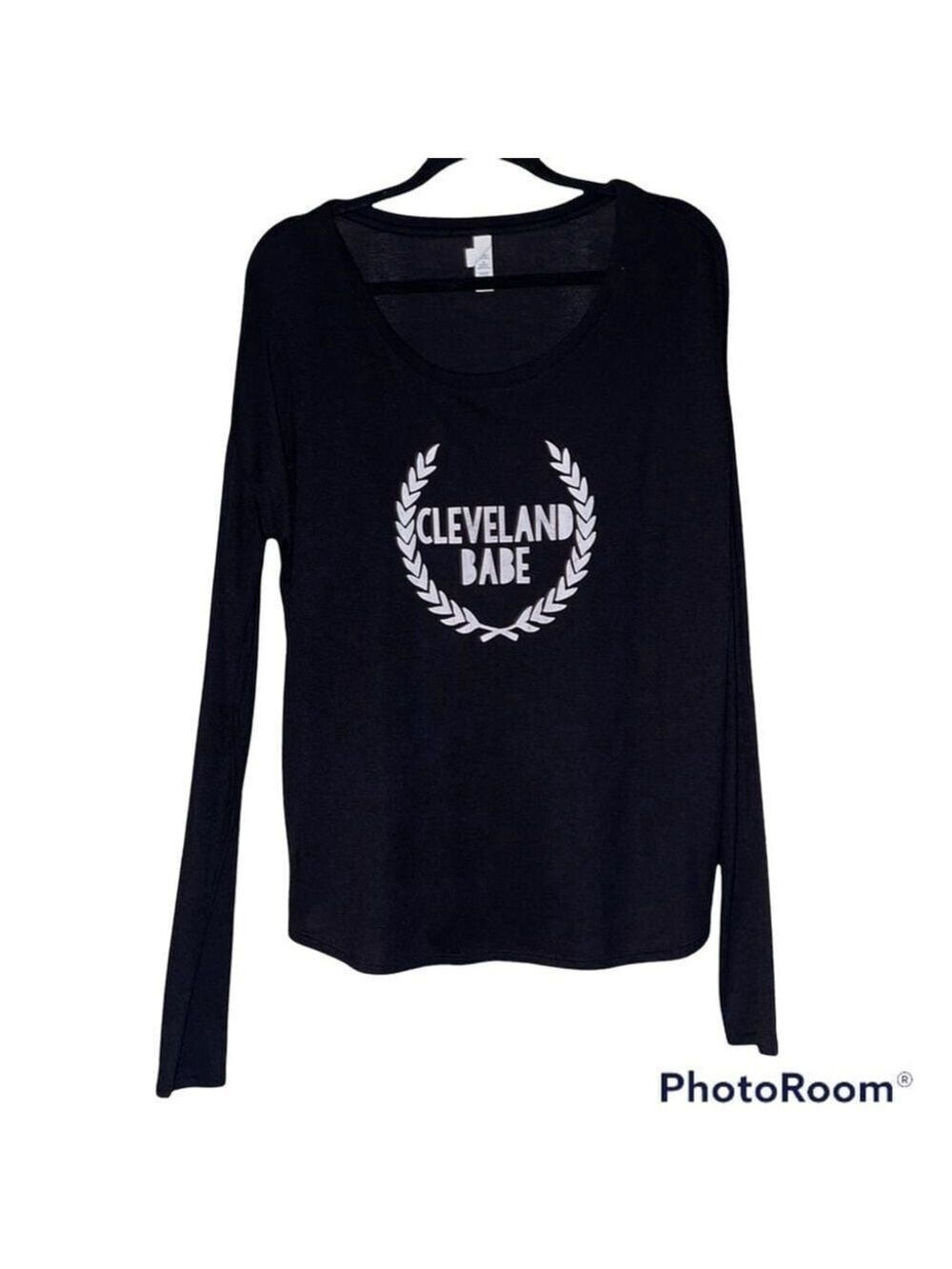 BELLA | Cleveland Babe Black Long Sleeve Tee